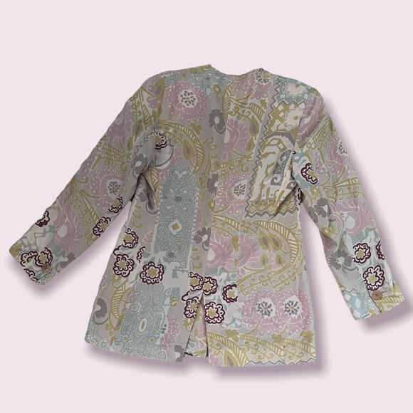 Vintage Giorgio Armani Le Collezioni floral print blazer - Picture 2 of 3
